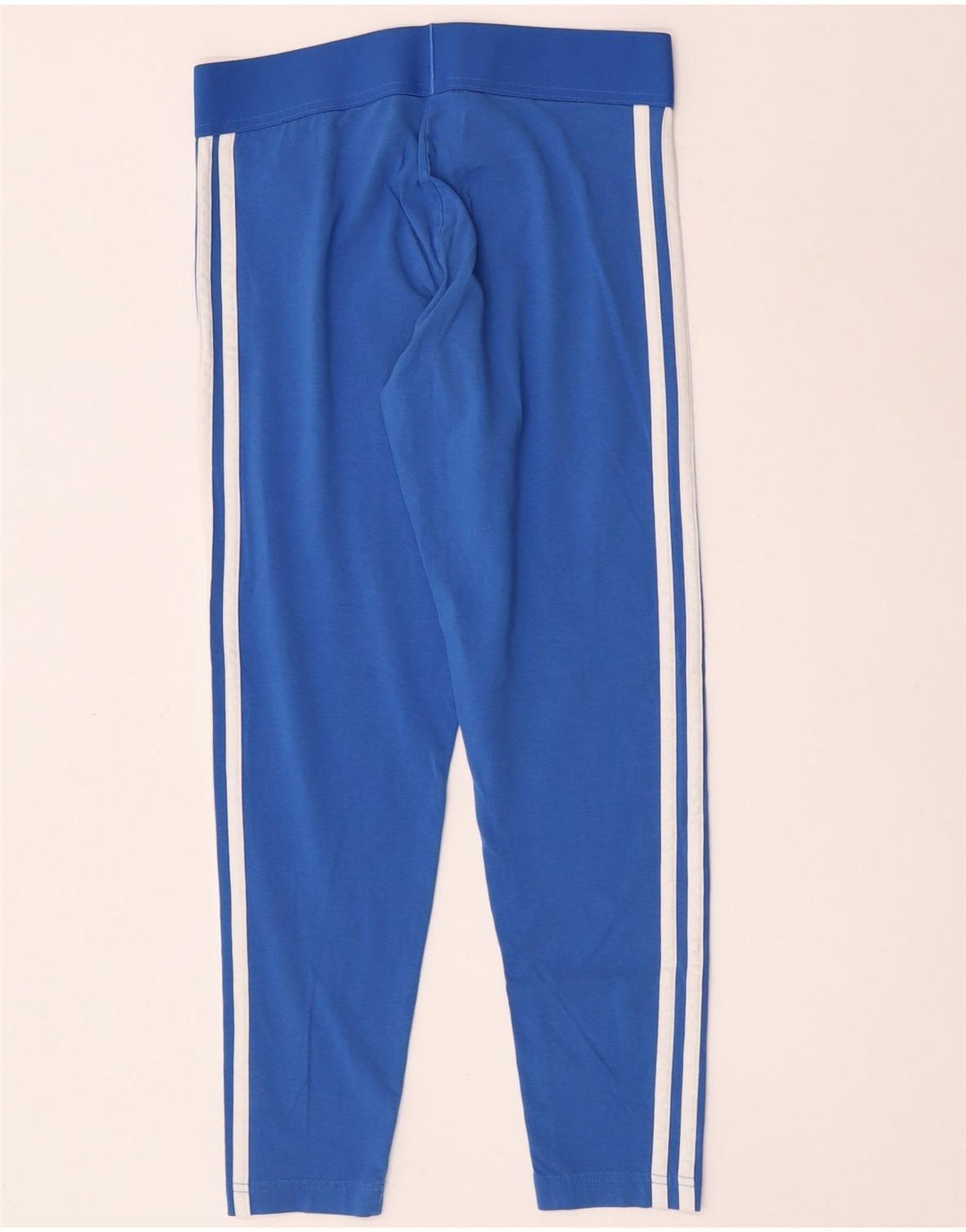 Γυναικείο κολάν Adidas UK 12/14 Μεσαίο μπλε βαμβακερό