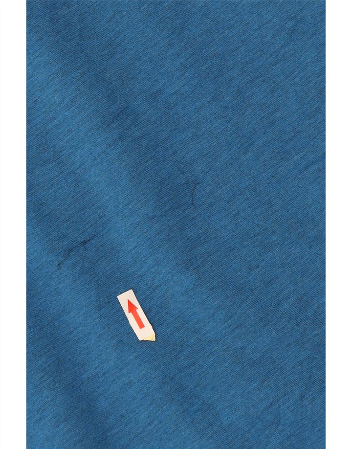 Russell Αθλητικό Ανδρικό πουλόβερ με κουκούλα με φερμουάρ UK 42/44 μεγάλο μπλε βαμβακερό