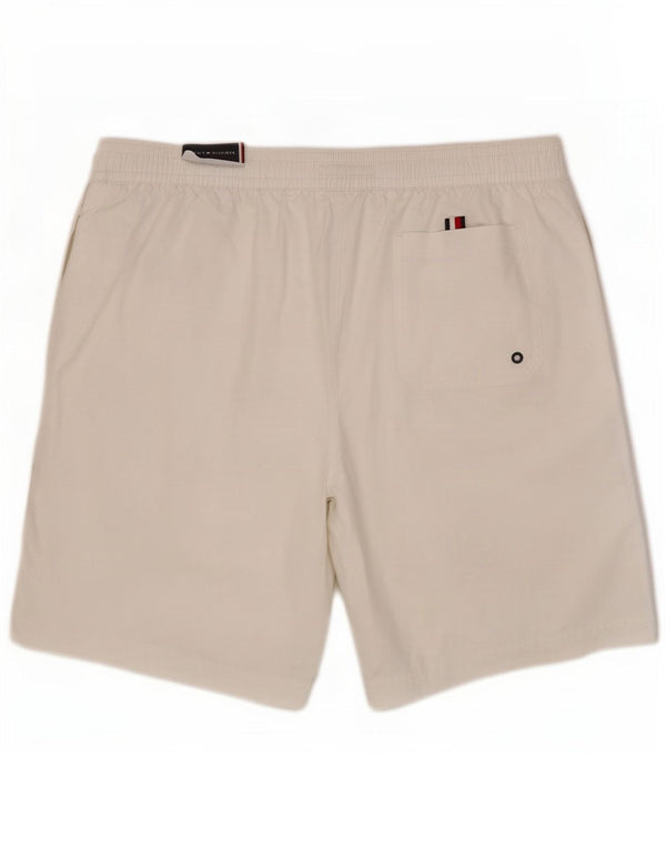 Tommy Hilfiger Mens Swimming Shorts XL White Nylon