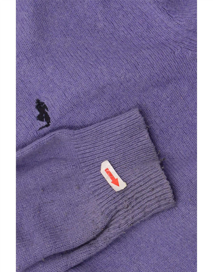 Ανδρικό πουλόβερ Marlboro Classics Boat Neck Jumper Μεγάλο Μωβ