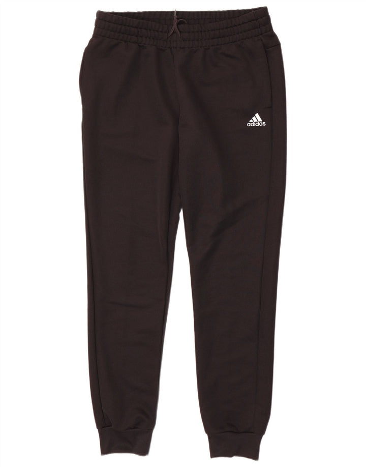 Γυναικεία αθλητική φόρμα Adidas Παντελόνι Joggers UK 12/14 Μεσαίο μαύρο πολυεστέρα