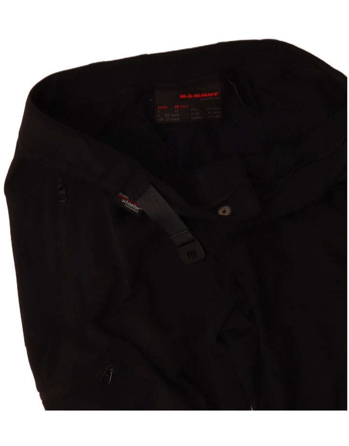 MAMMUT Γυναικείο Straight Cargo Casual Παντελόνι W32 L30 Μαύρο Colourblock