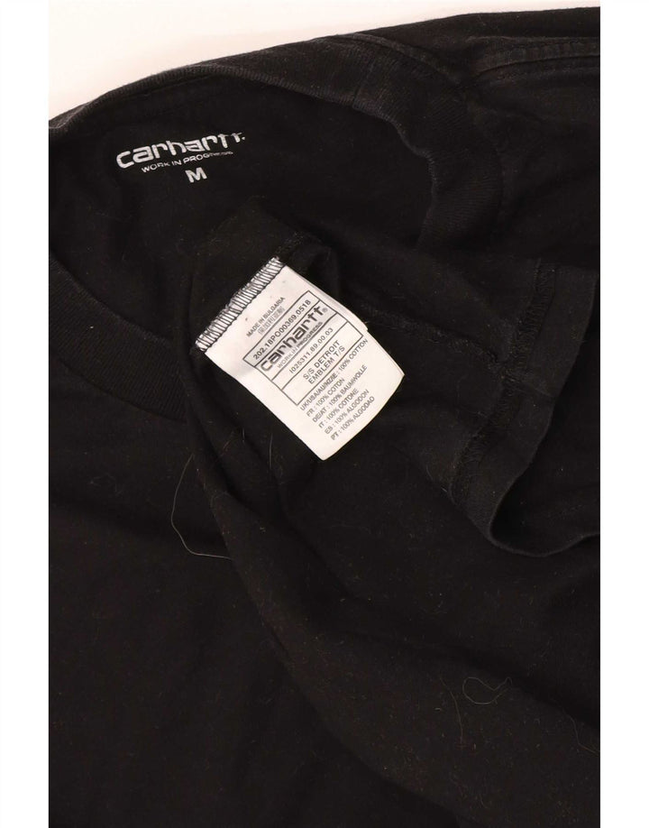 Ανδρικό γραφικό T-Shirt Carhartt Top Μεσαίο μαύρο βαμβακερό