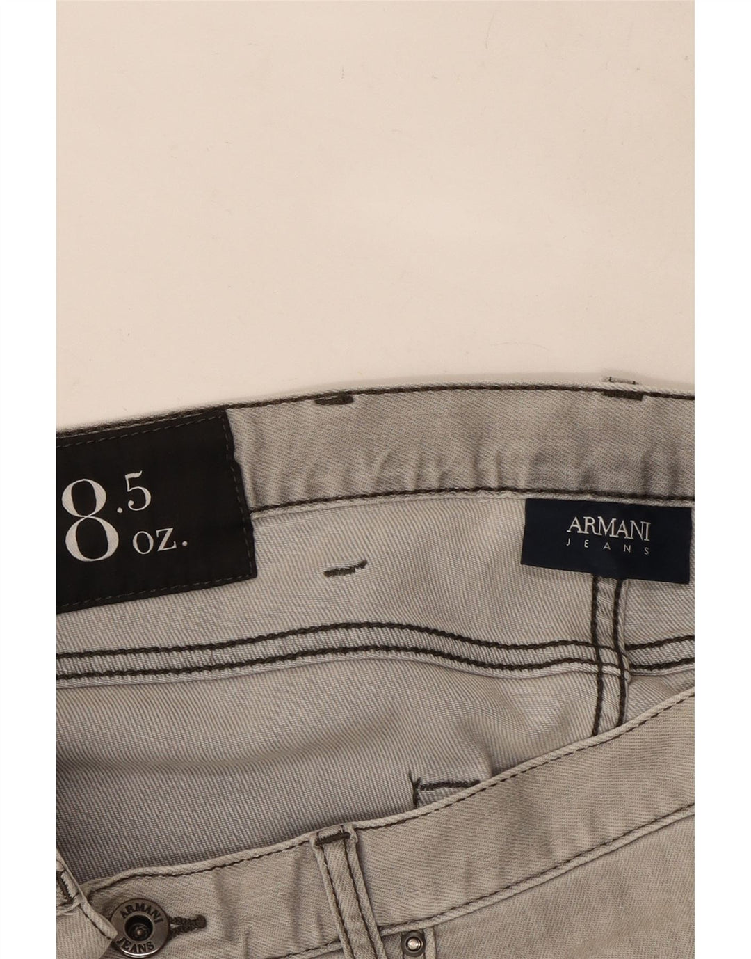 Armani Γυναικείο Straight Jeans W33 L28 Γκρι
