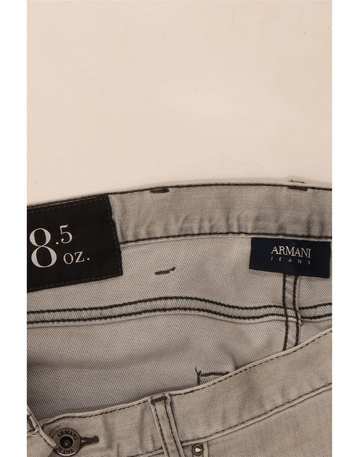 Armani Γυναικείο Straight Jeans W33 L28 Γκρι