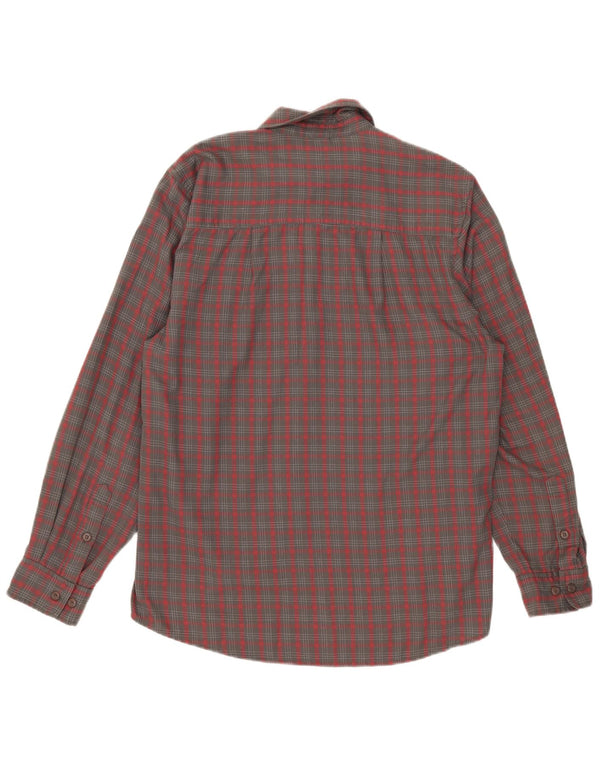 Adidas Mens Flannel Shirt Medium Grey