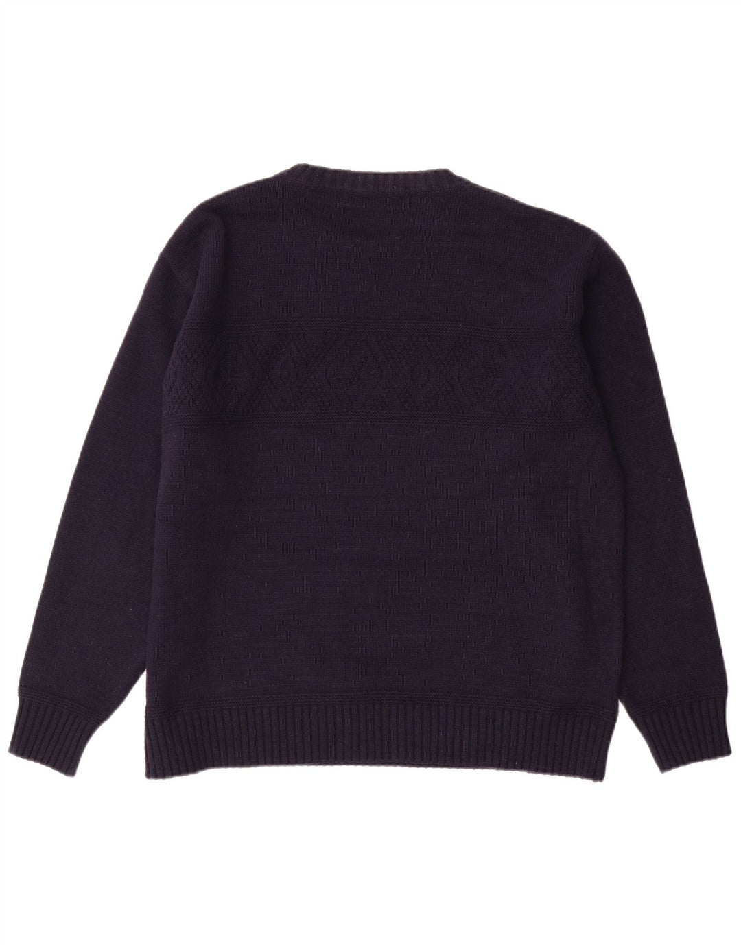 Ανδρικό πουλόβερ Marks & Spencer Boat Neck Jumper Large Navy Blue Acrylic