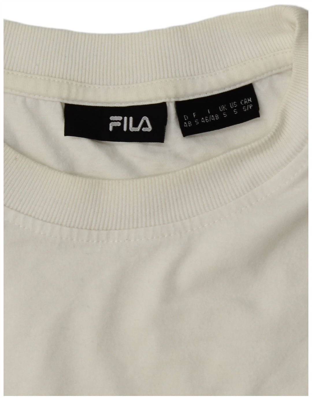 Ανδρικό γραφικό μπλουζάκι FILA Top Small White