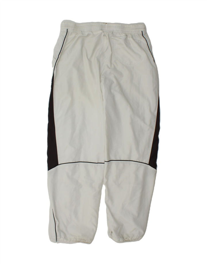 REEBOK Mens Tracksuit Trousers Medium  White Colourblock Polyester Vintage Reebok and Second-Hand Reebok from Messina Hembry 