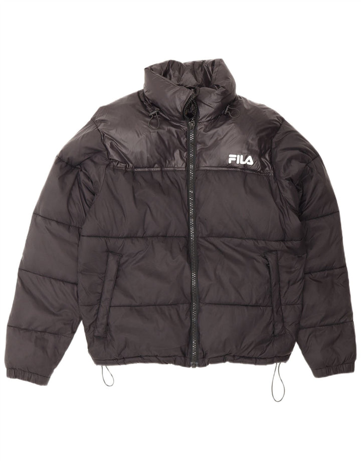 Ανδρικό μπουφάν Fila Loose Fit padded UK 36 Small Black Nylon
