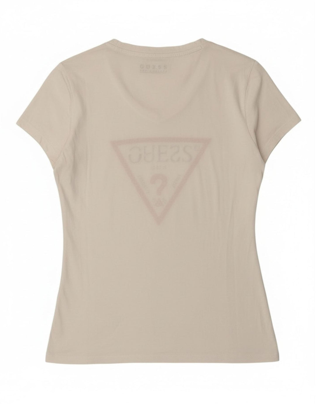 Γυναικείο γραφικό μπλουζάκι Guess Top UK 12 Medium White
