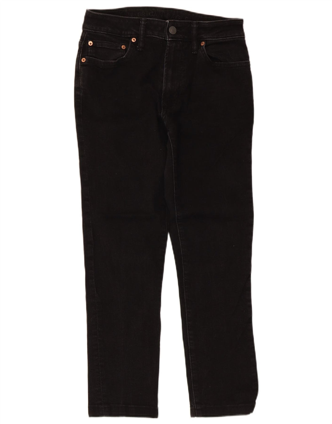 Γυναικείο Cropped Jeans American Eagle W30 L26 μαύρο βαμβακερό
