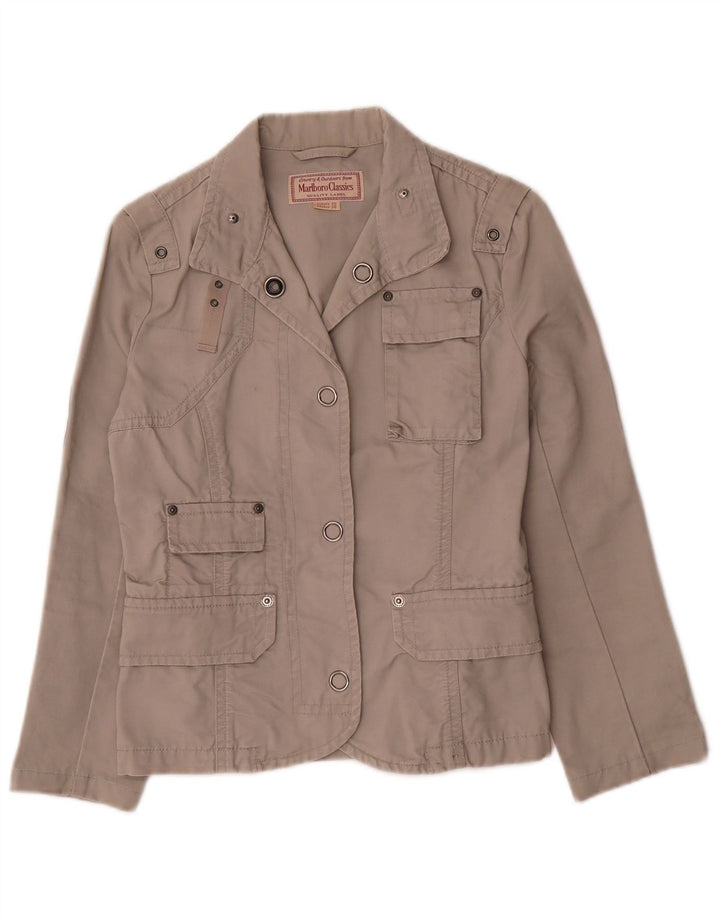 Marlboro Classics Γυναικείο Utility Μπουφάν EU 36 Small Beige Βαμβακερό