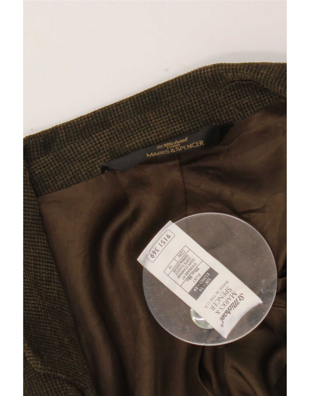 Marks & Spencer Γυναικείο Μπουφάν St. Michael Blazer UK 16 Large Green