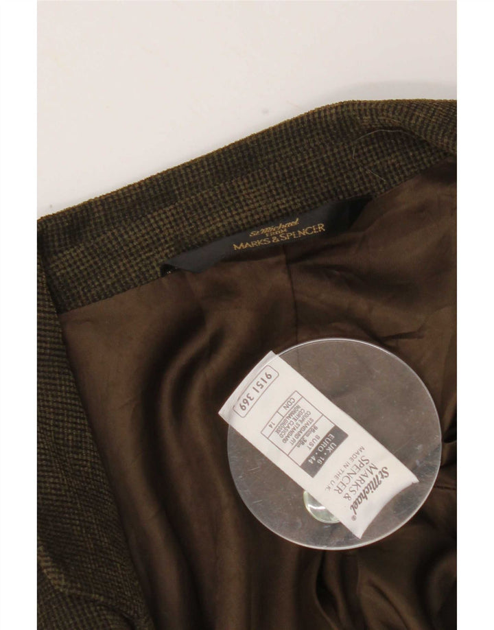 Marks & Spencer Γυναικείο Μπουφάν St. Michael Blazer UK 16 Large Green