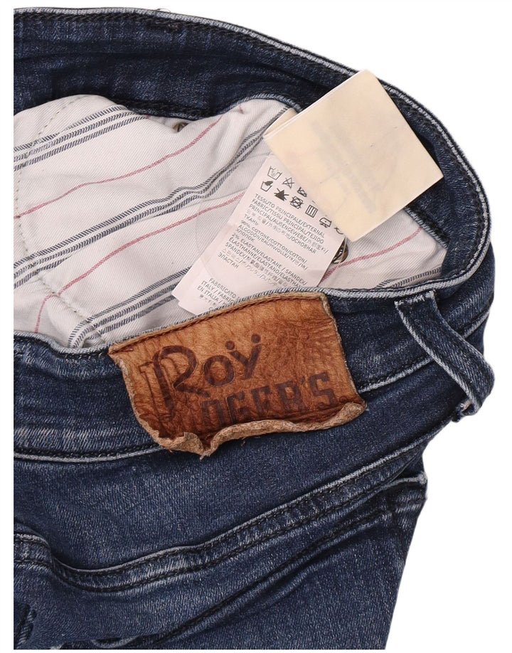 Roy Rogers Ανδρικό Slim Jeans W33 L28 Navy Blue Cotton
