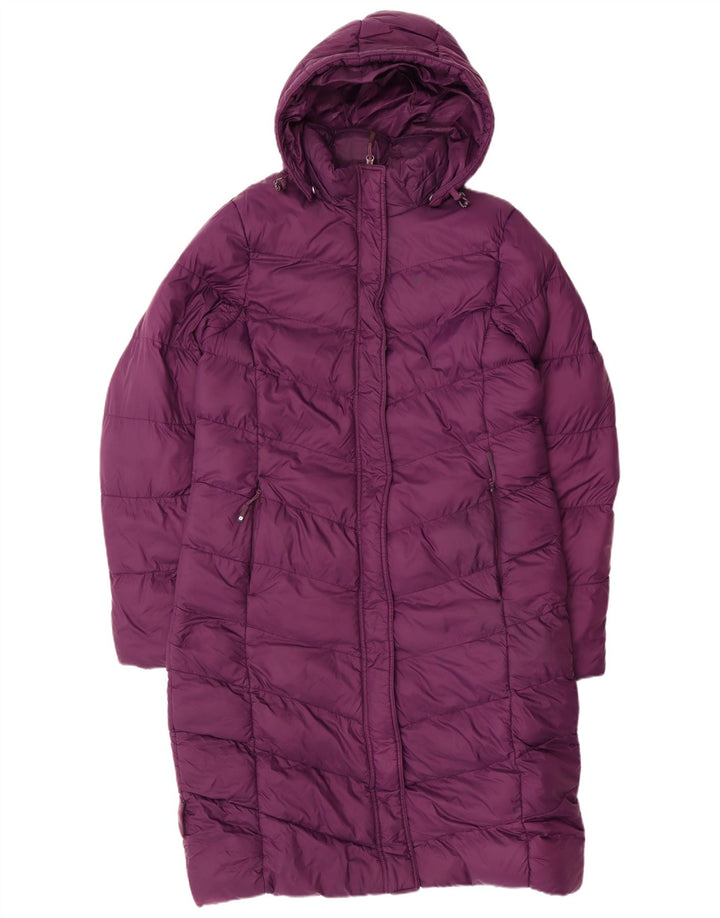 MOUNTAIN WAREHOUSE Γυναικείο παλτό με κουκούλα με επένδυση UK 16 Small Purple Nylon