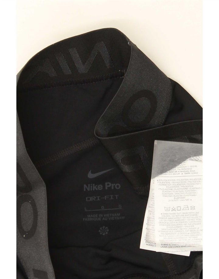 Γυναικείο κολάν Nike Dri Fit Graphic UK 14 Large Black Polyester