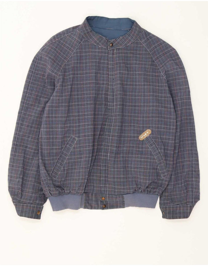 Vintage Ανδρικό αναστρέψιμο μπουφάν UK 40 Large Navy Blue
