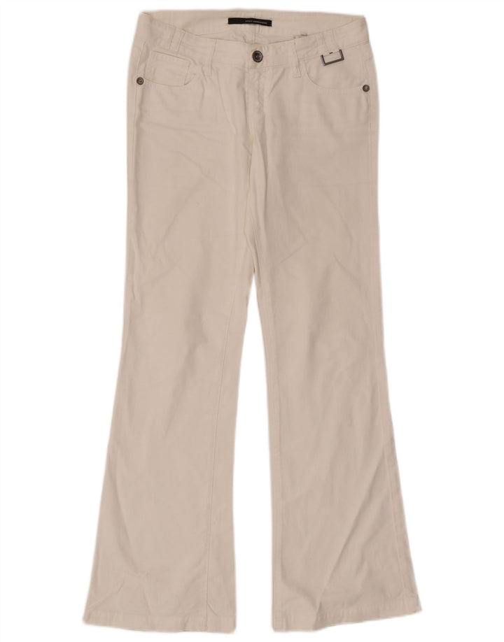 Atos Lombardini Γυναικεία Bootcut Jeans W30 L31 Λευκό βαμβακερό