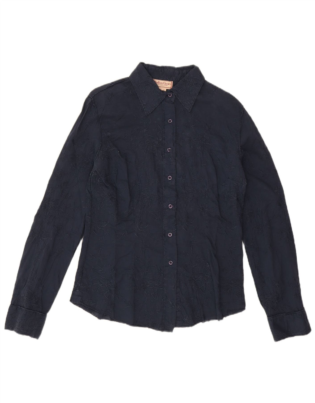 Γυναικείο πουκάμισο Marlboro Classics EU 44 XL Navy Blue Floral