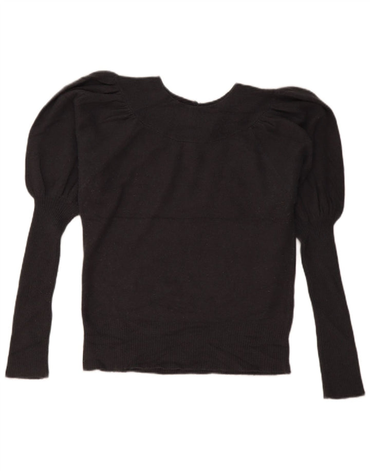 French Connection Γυναικείο πουλόβερ με λαιμόκαυστο UK 14 Large Grey Angora