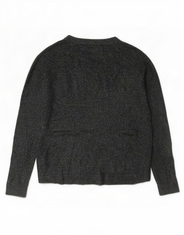Abercrombie & Fitch Womens Boat Neck Jumper Sweater UK 10 Small Grey