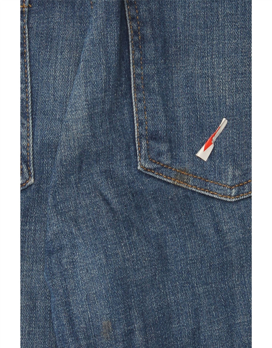 Zara Γυναικεία μποτάκια τζιν EU 38 Small W28 L27 Navy Blue Cotton