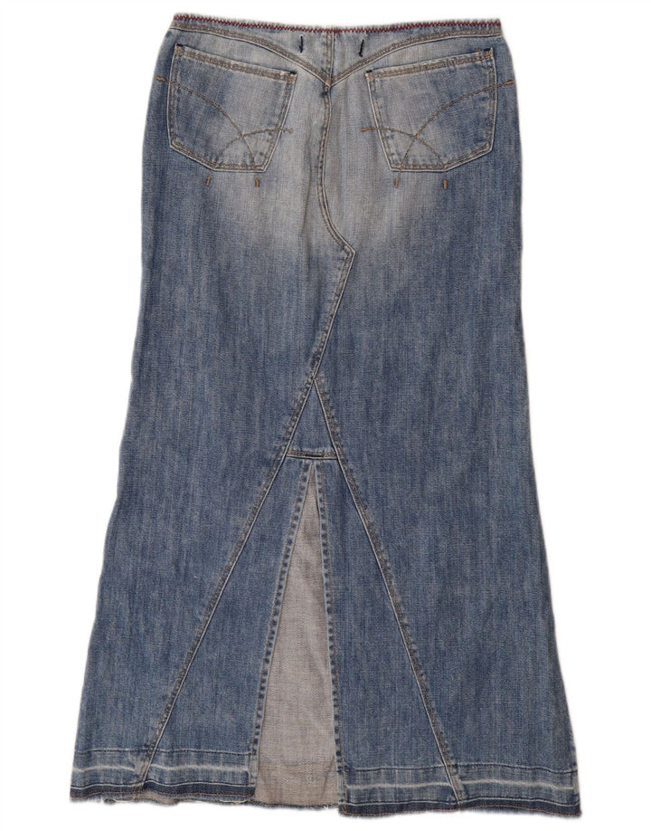 GAS Γυναικεία Ψηλόμεση Τζιν Φούστα Μικρή W27 Μπλε