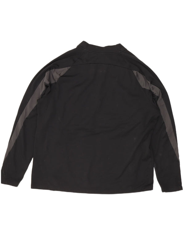 Ανδρική φόρμα πουλόβερ με φερμουάρ Therma-Fit Nike Top XL Black Sports