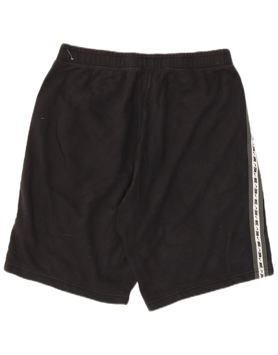 Ανδρικό γραφικό αθλητικό σορτς Nike, μεγάλο μαύρο χρώμα, βαμβακερό