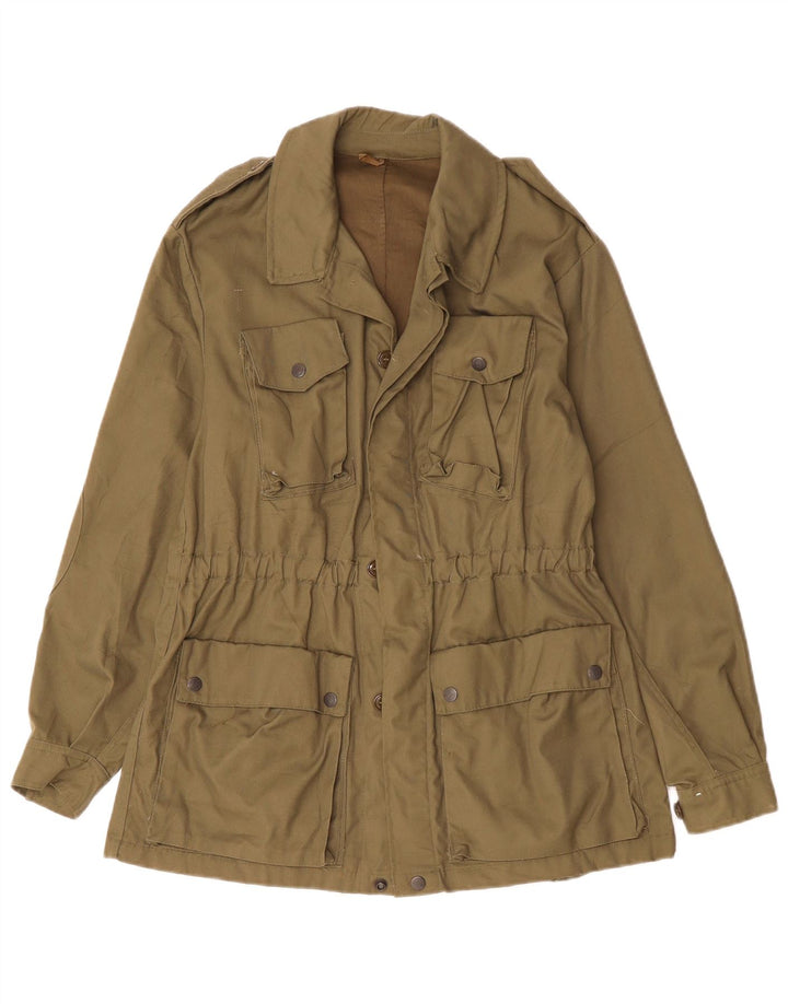 Vintage Ανδρικό Military Jacket UK 36 Small Khaki