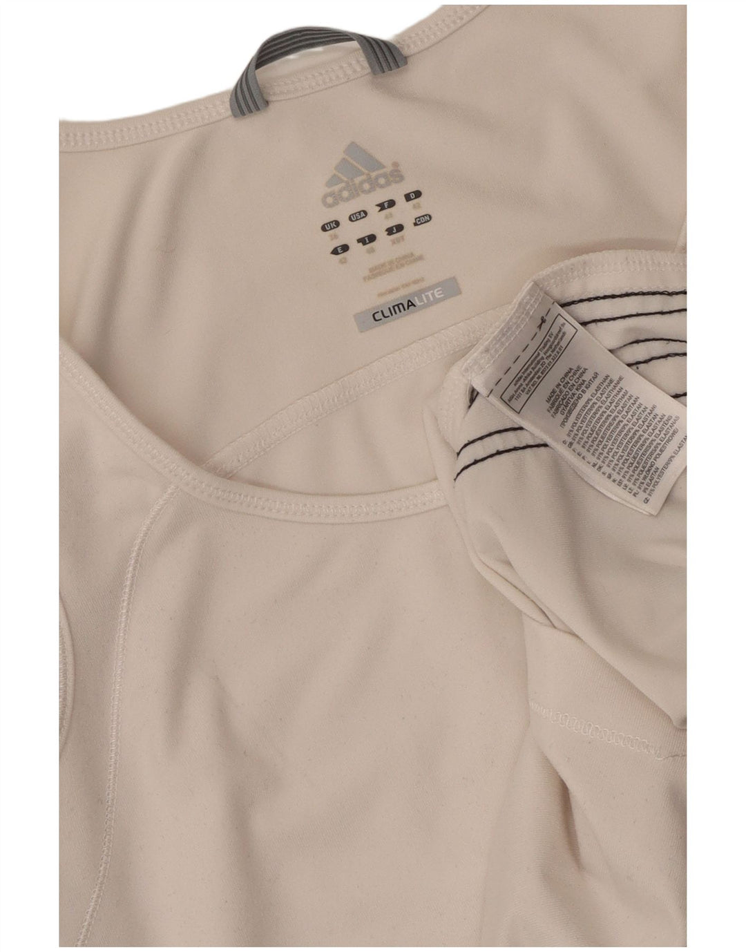 ADIDAS Γυναικείο γιλέκο Climalite Top UK 16 Large White Polyester