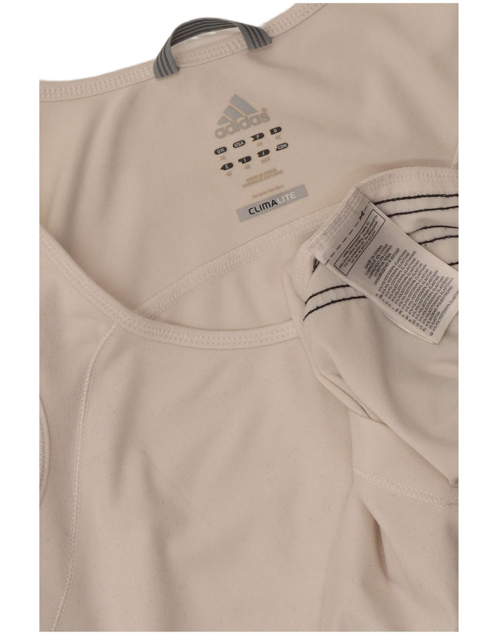 ADIDAS Γυναικείο γιλέκο Climalite Top UK 16 Large White Polyester