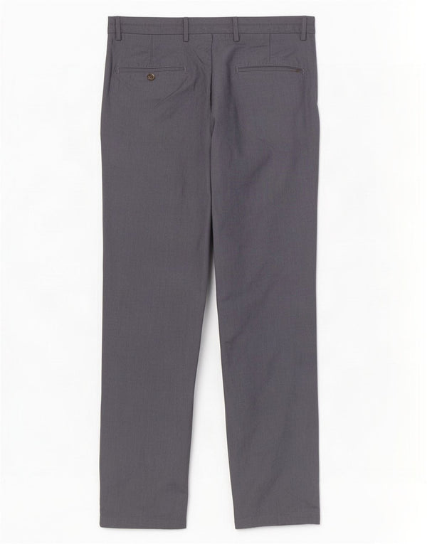 Massimo Dutti Ανδρικό ίσιο παντελόνι Chino EU 40 Medium W31 L30 Γκρι βαμβακερό