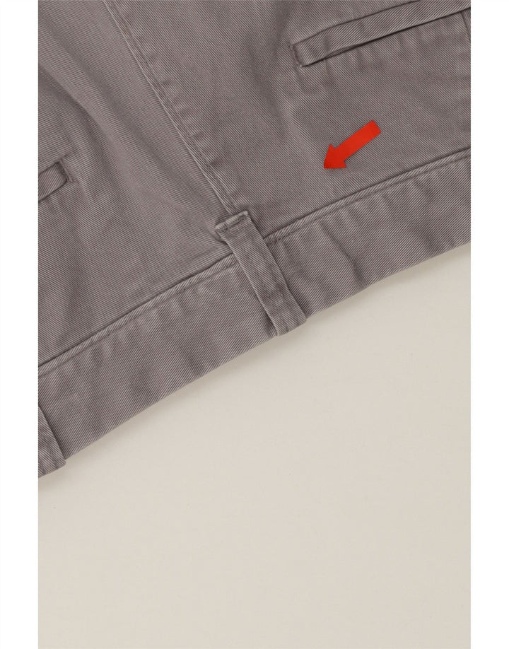 J. CREW Womens Mercantile Flex Chino Shorts W34 Large  Grey Cotton Vintage J. Crew and Second-Hand J. Crew from Messina Hembry 