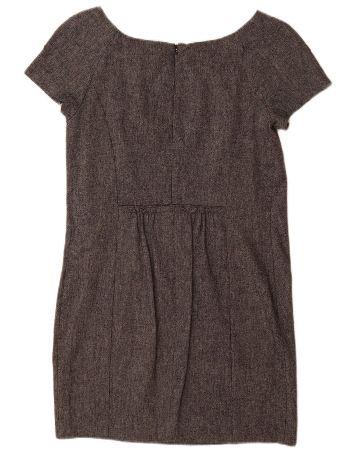 Zara Γυναικείο φόρεμα Shift UK 6 XS γκρι βισκόζη