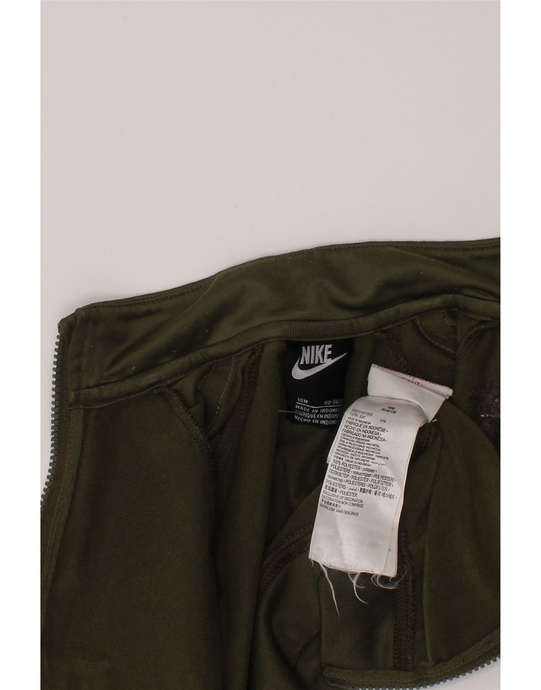 Μπουφάν Nike Baby Boys Graphic αθλητική φόρμα 12-18 μηνών Χακί πολυεστέρας