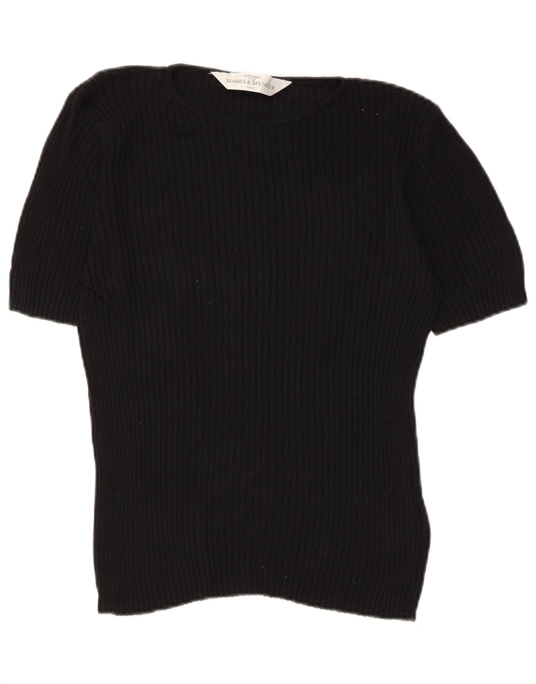 Γυναικεία μπλούζα Marks & Spencer Top UK 12 Medium Black Silk
