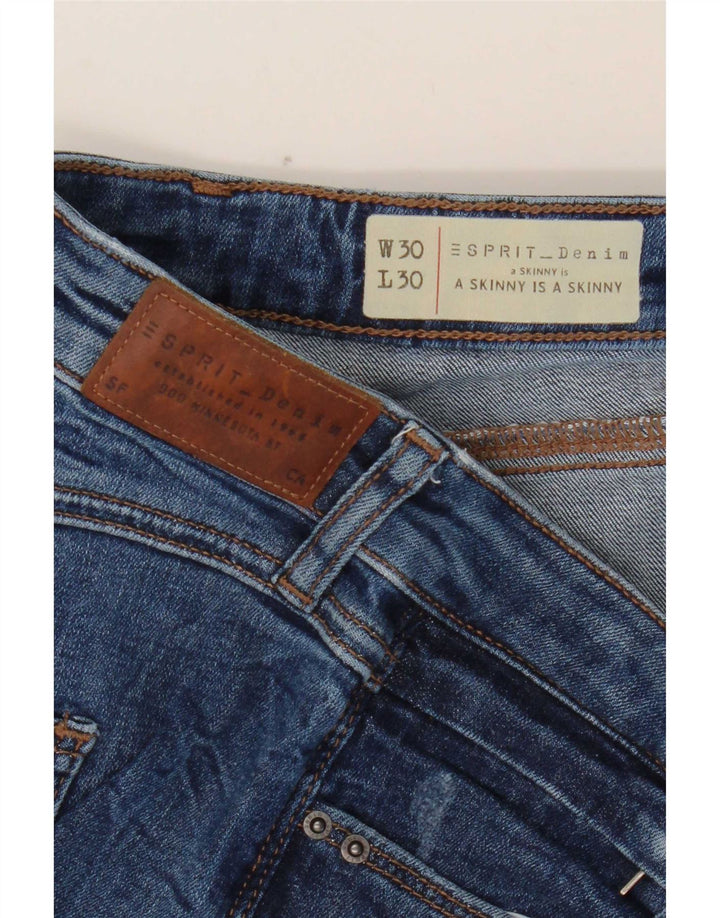 Esprit Γυναικείο Skinny Jeans W30 L30 Blue Cotton