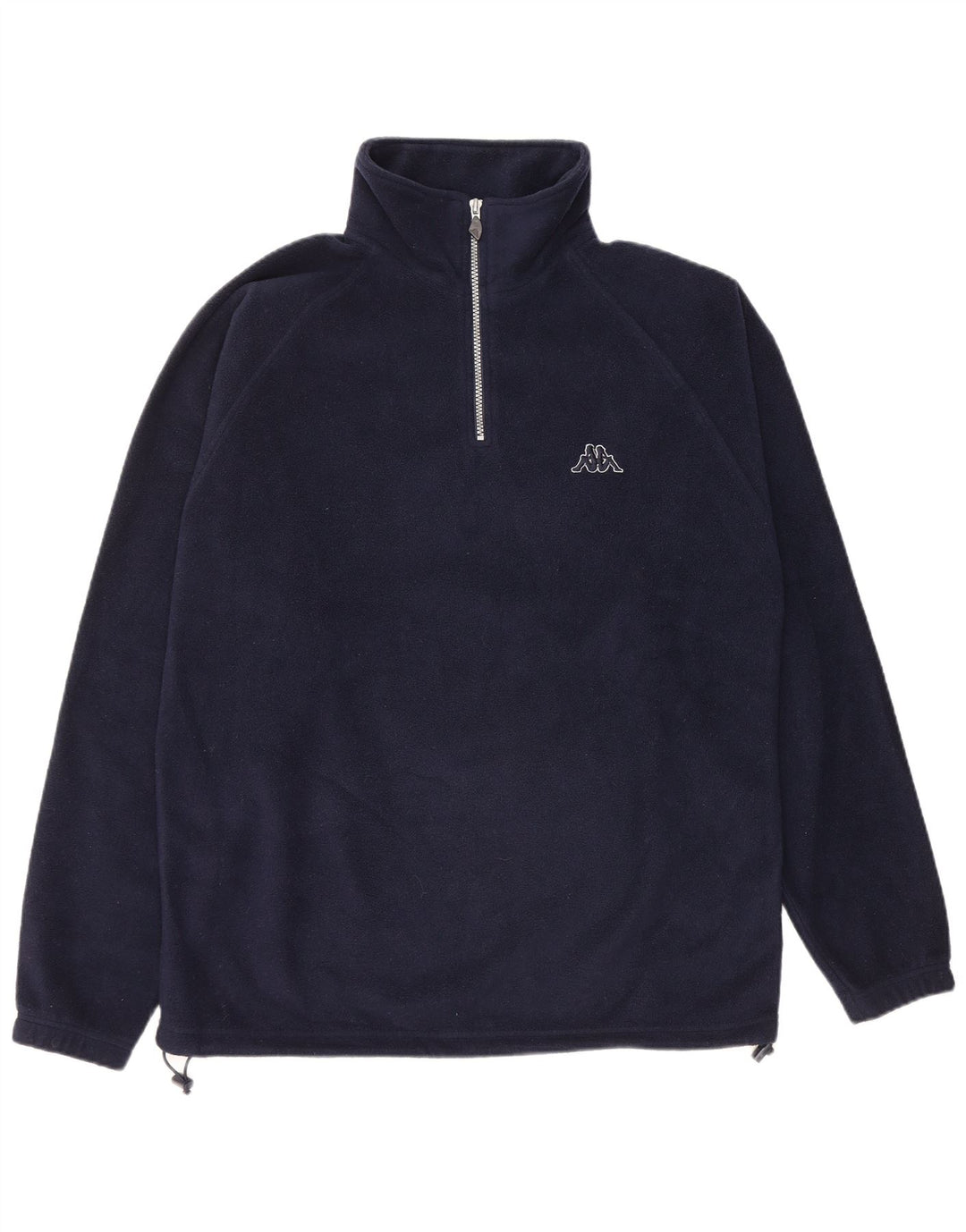 KAPPA Ανδρικό φερμουάρ Fleece Jumper Μεγάλο Navy Blue Polyester