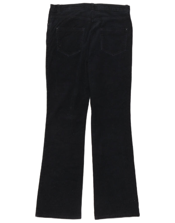 Marks & Spencer Γυναικείο κοτλέ παντελόνι UK 12 Medium W32 L32 Navy Blue