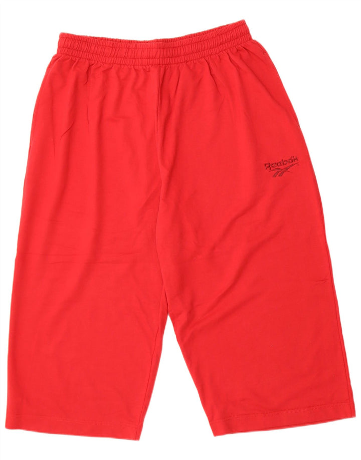 Ανδρικό αθλητικό σορτς βερμούδα Reebok 2XL κόκκινο βαμβακερό