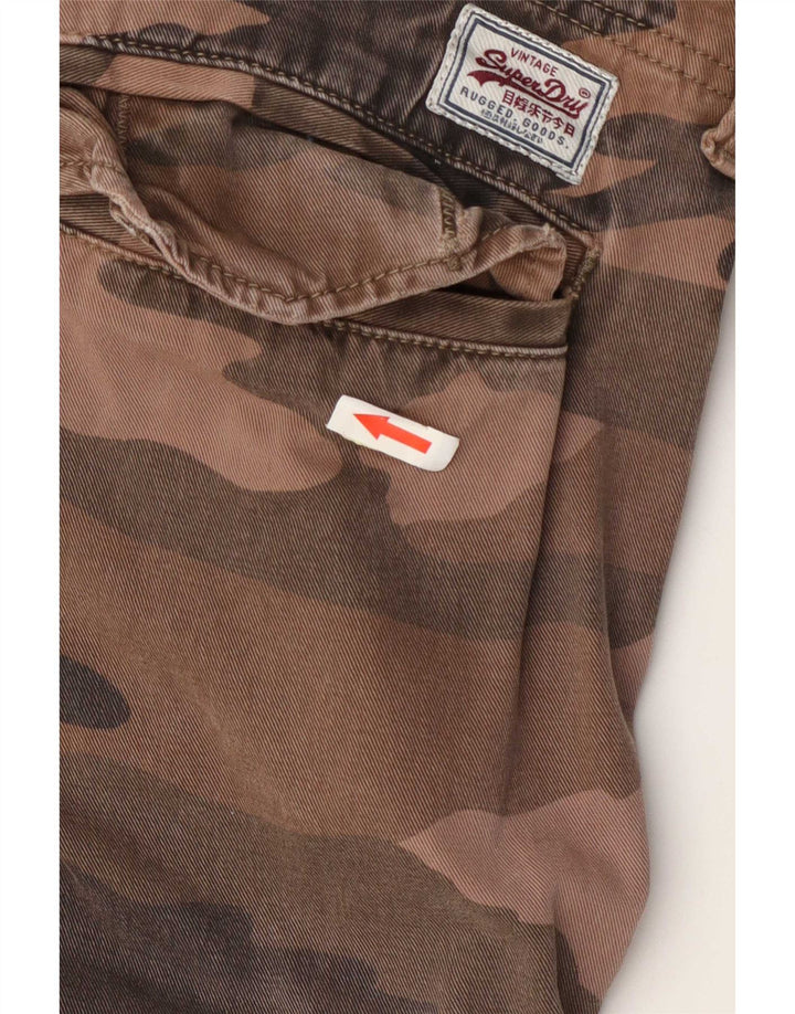 Superdry Ανδρικό Σορτς Cargo Μεγάλο W36 Καφέ Βαμβακερό καμουφλάζ