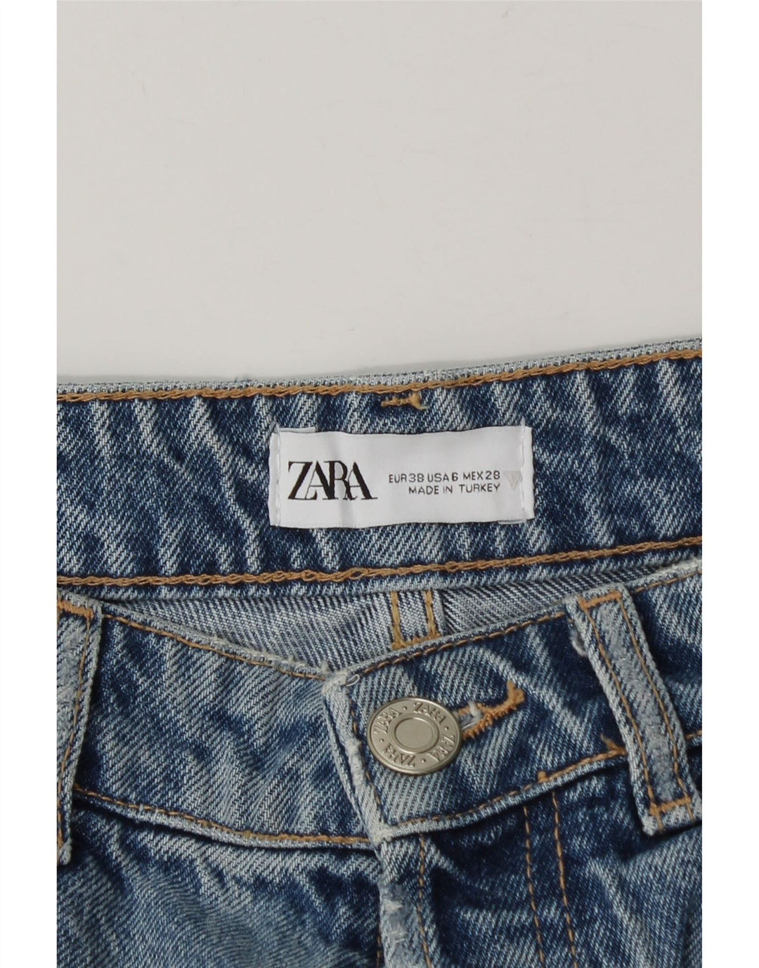 Zara Γυναικείο Τζιν Σορτς EU 38 Small W28 Μπλε