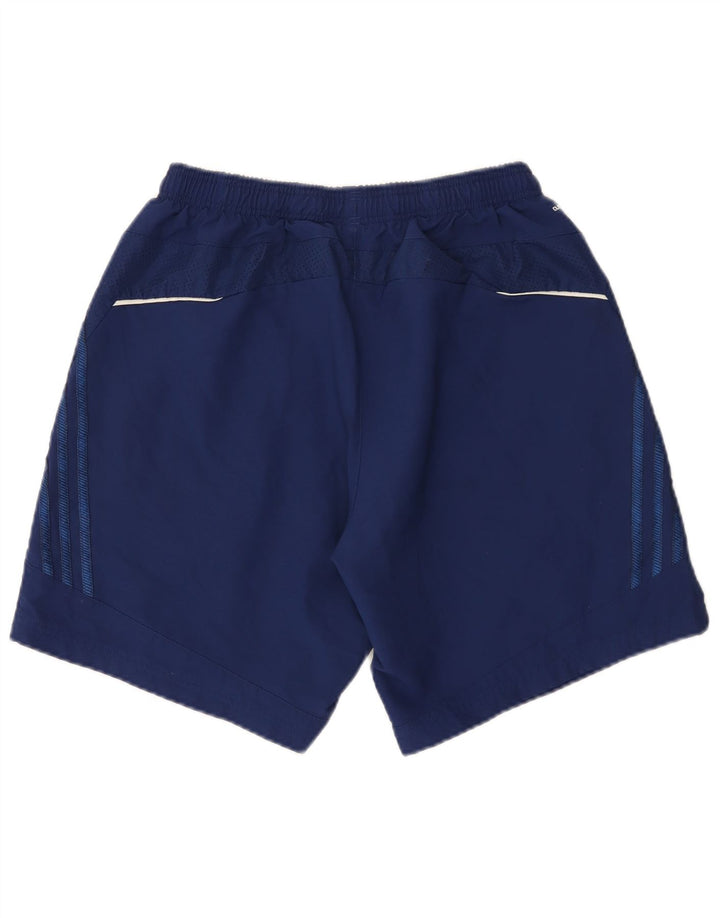 Ανδρικό αθλητικό σορτς Adidas Climalite μεγάλο μπλε ναυτικό πολυεστέρα