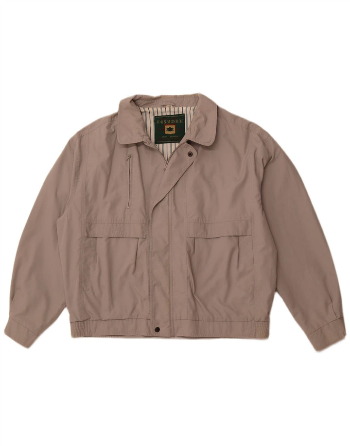 JOHN MONROE Ανδρικό Utility Jacket UK 42 XL Grey Polyester
