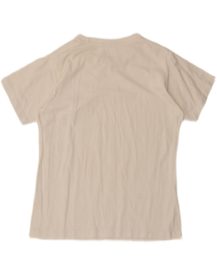 NIKE Womens Dri Fit T-Shirt Top UK 16 Large White Vintage Nike and Second-Hand Nike from Messina Hembry 
