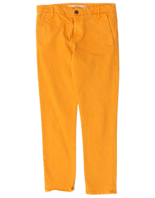 Zara Γυναικείο Slim παντελόνι Chino EU 36 XS W26 Yellow