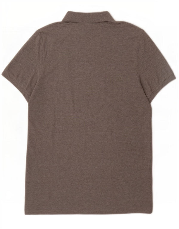 Tommy Hilfiger Ανδρικό πουκάμισο Polo Slim Fit 2XL Γκρι βαμβακερό